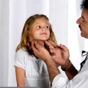 Болки в лимфни възли в областта на шията на детето