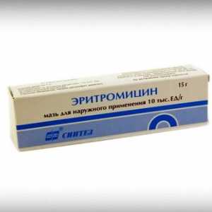 Eritromitsinovaya мехлем за очи: инструкции за употреба