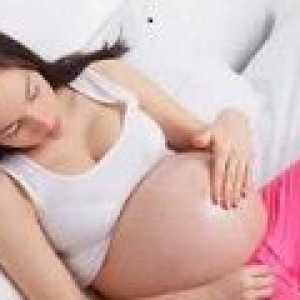 Конците в корема по време на бременността, води, третиране