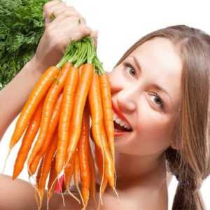 Морков маска за лице за акне