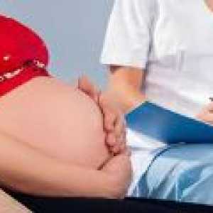 Разпределение след проверка гинеколог по време на бременност